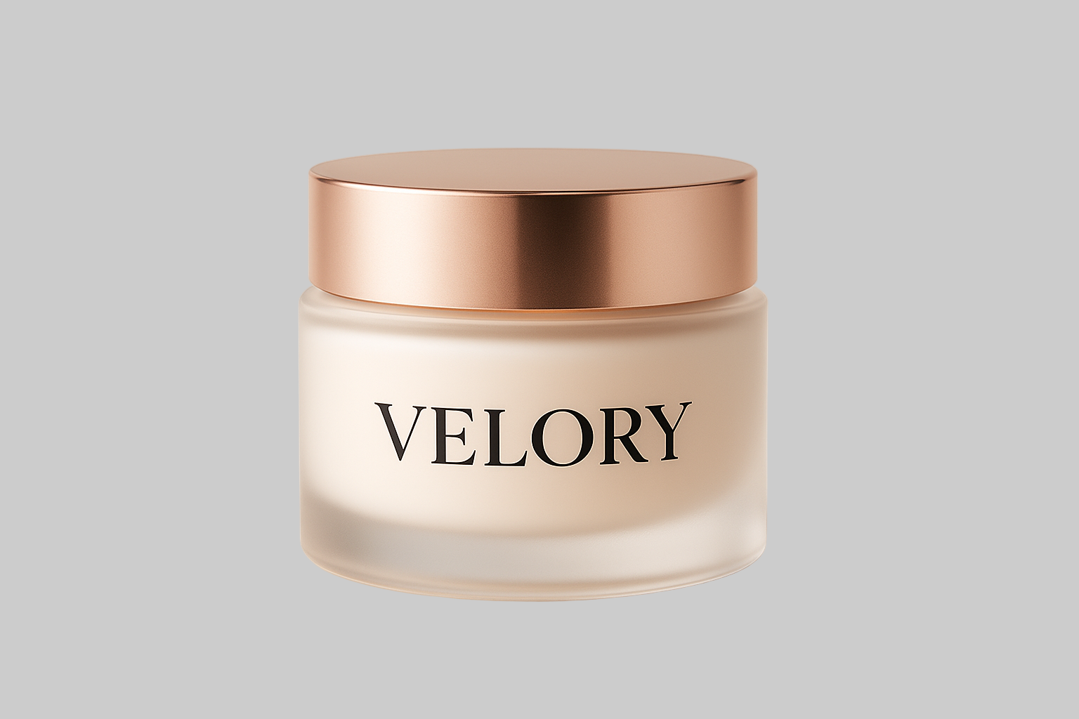 quiero que me crees la imagen de un producto que de marca se llame Velory y que sea de cosmetica